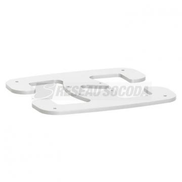  PIED POUR COLONNETTES BLANC 