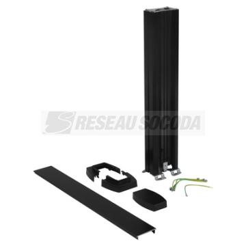  COLONNETTE 1 CPT 80 0,68M NOIR 