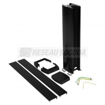  COLONNETTE 2 CPT 80 0,68M NOIR 