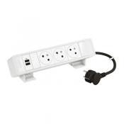 ON DESK 3PC FB USB C+C CORDON 