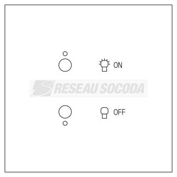  ART ESCAS MH 1 LUM ON OFF 