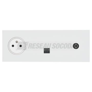  ART EBL 2P+T+RJ45 CAT6 FTP+TV 