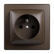  2P+T BORNES AUTO CPLT MARRON 