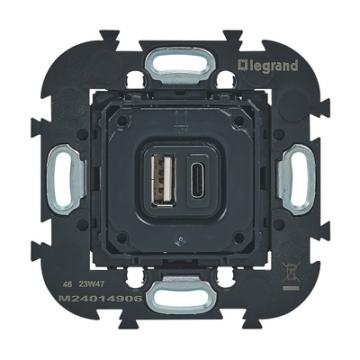  DBLE CHARGEUR USB A+C 