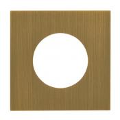  PLAQUE 2P+T EPURE BRONZE 