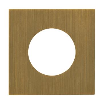  PLAQUE 2P+T EPURE BRONZE 