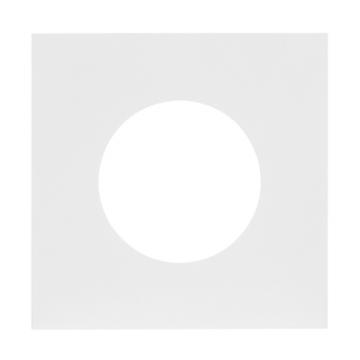  PLAQUE 2P+T EPURE BLANC SATIN 