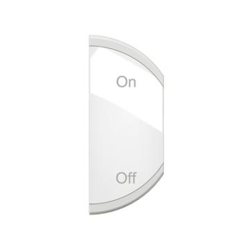  KEY COVER ON-OFF RIGHT 1M WH 