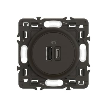 USB A+C 15W PREMONT NOIR 