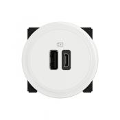  CHARGEUR USB A+C 15W BV FD BLC 