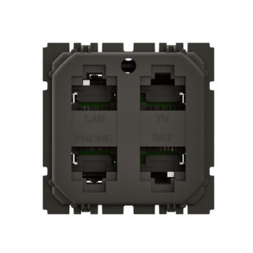  RJ45 MULTIMEDIA X4 STP CELIANE 