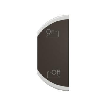  KEY COV ONOFF DIM LEFT 1M BK 