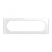  PLAQUE 6 A 8 MOD BLANC EMAILLE 