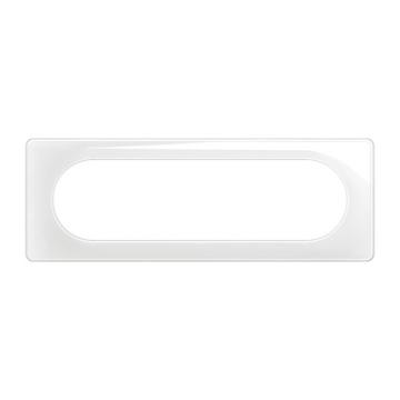  PLAQUE 6 A 8 MOD BLANC EMAILLE 