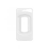  PLAQUE 1 MODULE BLANC EMAILLE 