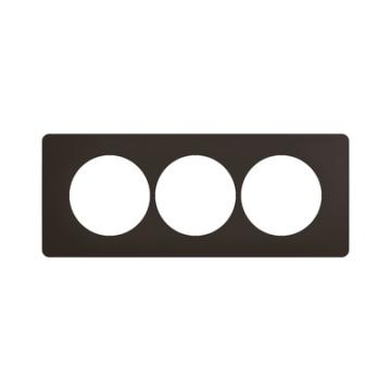  PLAQ 3P ENTR. 57MM NOIR MAT 