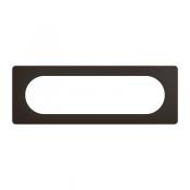  PLAQUE 6 A 8 MODULES NOIR MAT 