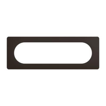  PLAQUE 6 A 8 MODULES NOIR MAT 