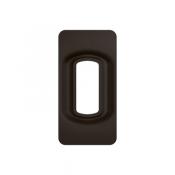  PLAQUE 1 MODULE NOIR MAT 