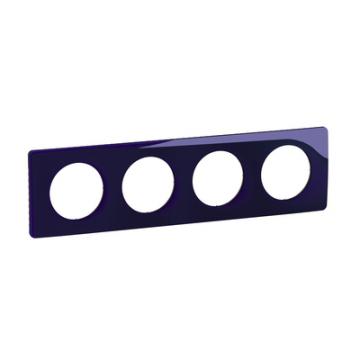  PLAQUE 4 POSTES BLEU DE FOUR 