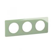  PLAQUE 3 POSTES VERT CELADON 