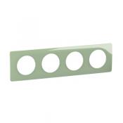  PLAQUE 4 POSTES VERT CELADON 