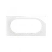  PLAQUE 4 A 5 MOD BLANC RELIEF 