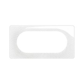  PLAQUE 4 A 5 MOD BLANC RELIEF 