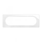  PLAQUE 6 A 8 MOD BLANC RELIEF 