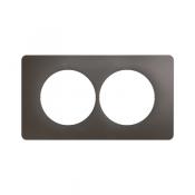  PLAQ 2P ENTR. 57MM GRIS CENDRE 