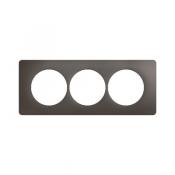  PLAQ 3P ENTR. 57MM GRIS CENDRE 