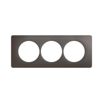  PLAQ 3P ENTR. 57MM GRIS CENDRE 