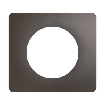  PLAQUE 1 POSTE GRIS CENDRE 
