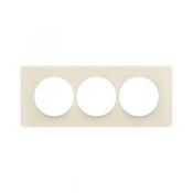  PLAQ 3P ENTR.57MM BLANC AMANDE 