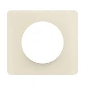  PLAQUE 1 POSTE BLANC AMANDE 
