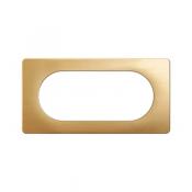  PLAQUE 4 A 5 MOD LAITON SATINE 