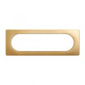  PLAQUE 6 A 8 MOD LAITON SATINE 