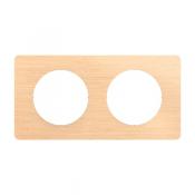  PLAQUE 2 POSTES HETRE 