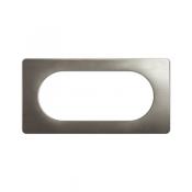  PLAQUE 4 A 5 MOD ACIER SATINE 