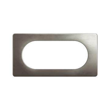 PLAQUE 4 A 5 MOD ACIER SATINE 