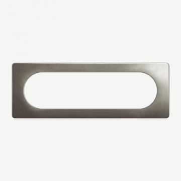  PLAQUE 6 A 8 MOD ACIER SATINE 