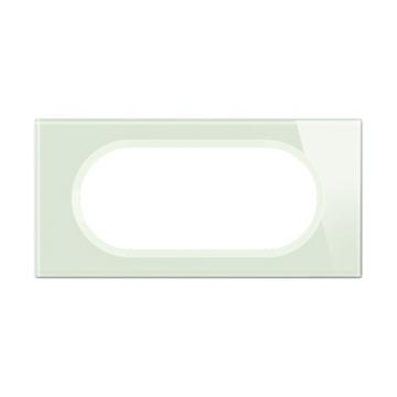  PLAQ 4A5 MOD VERRE OPALE BLANC 