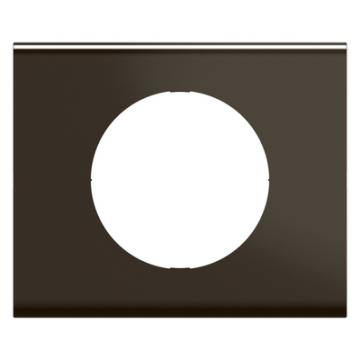  PLAQUE 1P NICKEL SOMBRE SATINE 