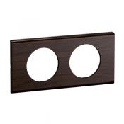  PLAQUE 2 POSTES FRENE WENGUE 