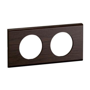 PLAQUE 2 POSTES FRENE WENGUE 