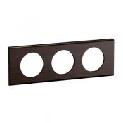 PLAQUE 3 POSTES FRENE WENGUE 