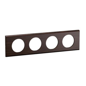  PLAQUE 4 POSTES FRENE WENGUE 