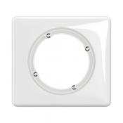  PLAQUE 1 P IP44 BLANC 