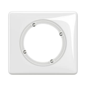  PLAQUE 1 P IP44 BLANC 