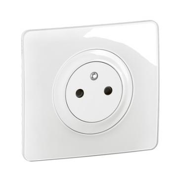  PRISE 2P+T BA COMPOSABLE BLANC 
